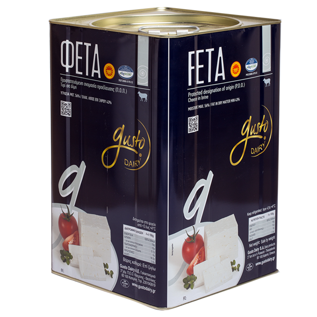 Φέτα Π.Ο.Π. Δοχείο